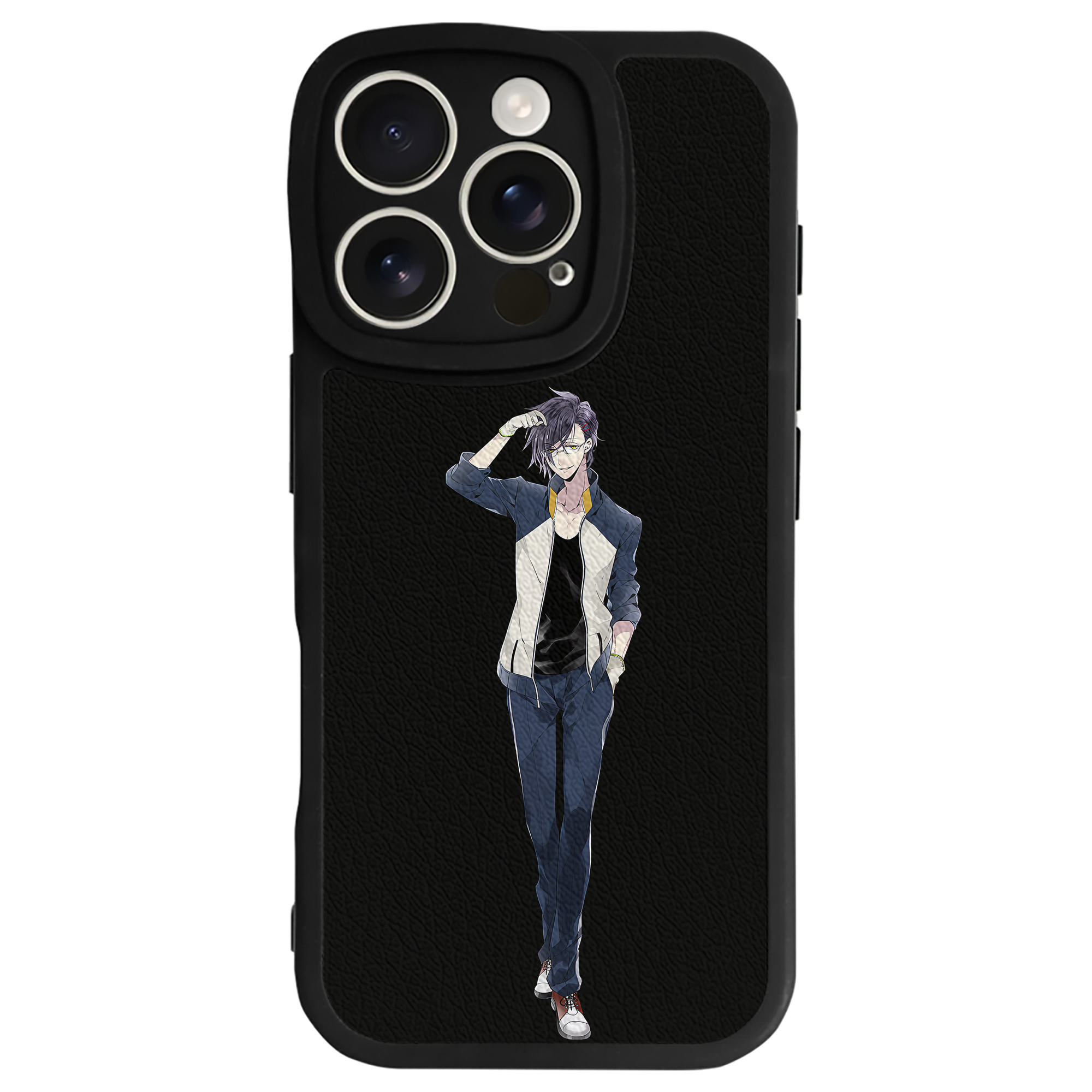 （画像用） 刀剣乱舞 Touken Ranbu 【iPhone 16シリーズ対応】シリコンスマホケース（レザー調） 材質：シリコン